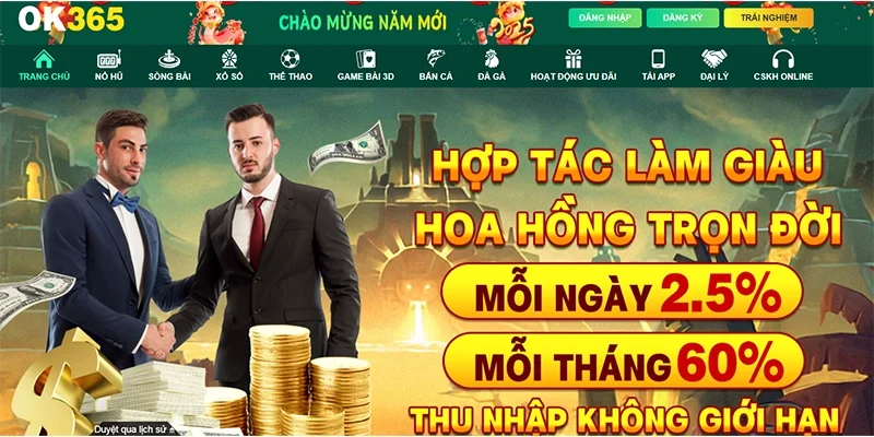 Ok365 pháp lý cam kết hoạt động hợp pháp