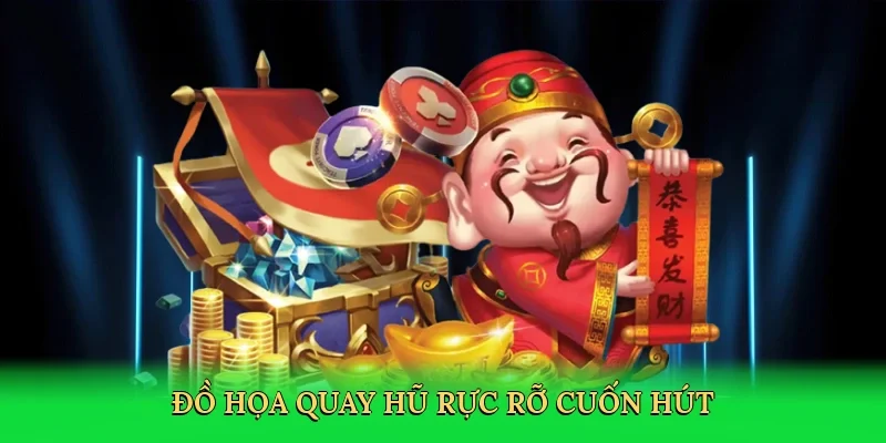 Đồ họa quay hũ rực rỡ cuốn hút