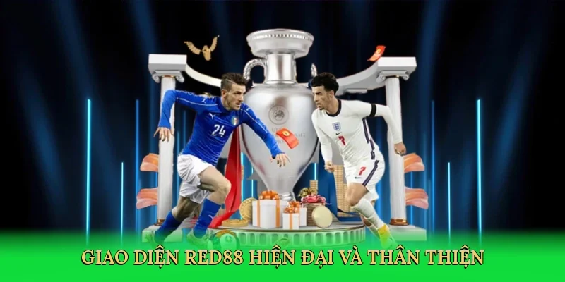 Giao diện Red88 hiện đại và thân thiện