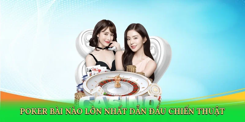 Poker bài nào lớn nhất dẫn đầu với chiến thuật tổ hợp bài đỉnh cao